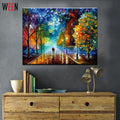 Vintage Rural Landscape Paint by Numbers Kit | WEEN 40x50cm DIY Oil Painting for Adults, Home Decor Gift