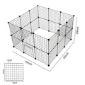 Foldable Pet Playpen - Portable Indoor Dog Fence & Puppy Pen