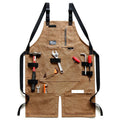 Durable And Waterproof Canvas Men's Gardening Apron-style Work Pants - whimsywagon