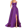 Solid Color Bridesmaid Dress - Slim Fit with Shoulder Cut-Out