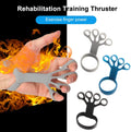 CJ Hand Grip Trainer Silicone for finger stretching and arthritis relief, showing a close-up of the flexible silicone grip device.