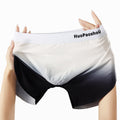 Men's Ice Silk Huajielong underwear by CJ, lightweight and breathable fabric, close-up of the smooth, comfortable waistband.