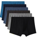Cotton men's boxer briefs by CJ for middle-aged and older men, showcasing comfortable fit and classic design.
