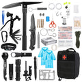 Professional Survival Gear Kit - 121-Piece Emergency & First Aid Set for Outdoor Survival - whimsywagon