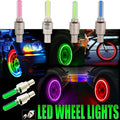 Automotive Tire Valve Lights - 4pc LED Wheel Rim Light Kit