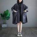 Womens Casual Vintage Loose Denim Jacket - whimsywagon