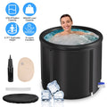 97-Gallon Cold Plunge Tub - Large Ice Bath for Athletes with Cover, 660LBS Capacity - whimsywagon