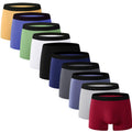 Mens Solid-color Boxer Briefs For Sports - whimsywagon