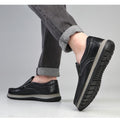 Men’s Waterproof Casual Leather Shoes – Lightweight Durable Everyday Footwear