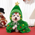 Cat Christmas Costume | Christmas Tree Outfit with Star Ornament for Cats & Kittens