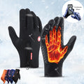 Winter Touchscreen Motorcycle Gloves – Waterproof, Sliding-Resistant Sports Gloves with Fleece Lining for Riding - whimsywagon