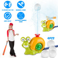 2-in-1 Snail Water Sprinkler & Baseball Toy | 360° Rotating Spray for Kids | Outdoor Summer Fun for Pool, Garden & Lawn