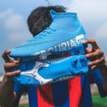 Men’s Plus Size Soccer Shoes – High-Top AG Spikes | Durable Athletic Cleats for Turf & Grass