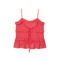 Women's Sling Top - Faux Leather with a Decorative Bow