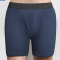 Men's leak-proof physiological boxer briefs by CJ with adjustable fit, designed for incontinence protection and comfort.