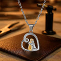 Diamond Heart Layering Necklace - Dainty Clavicle Chain, Versatile Everyday Jewelry