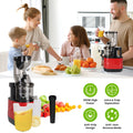 Cold Press Juicer for Whole Foods - 300W Slow Masticating with Reverse & Easy Cleaning - whimsywagon