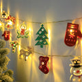 Christmas LED String Lights | Santa, Elk & Snowman Outdoor Decor