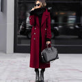 Thick Wool Women's Coat Extended