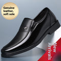 Men’s Casual Leather Business Shoes – Soft Bottom Comfortable Office Dress Shoes