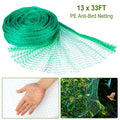 Heavy-duty garden bird netting by cj, 13x33 ft PE mesh to protect plants, fruits, and vegetables from birds.