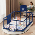 Colorful CJ children's playpen tent for babies, featuring a soft fabric design and playful pattern for safe indoor play.