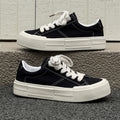 Women’s Canvas Platform Sneakers – Casual Sports Skate Shoes for Everyday Fashion