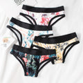 Hot-selling Ice Silk Men's Underwear New Fashion Print Large Size Loose