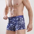 Mens Cotton Printed Boxer Briefs All-Day Comfort