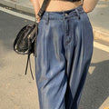 Dark Blue Summer Jeans for Women - Breathable & Lightweight Fit