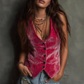 Bohemian Vest - Sleeveless V-Neck Waistcoat for Summer Layering