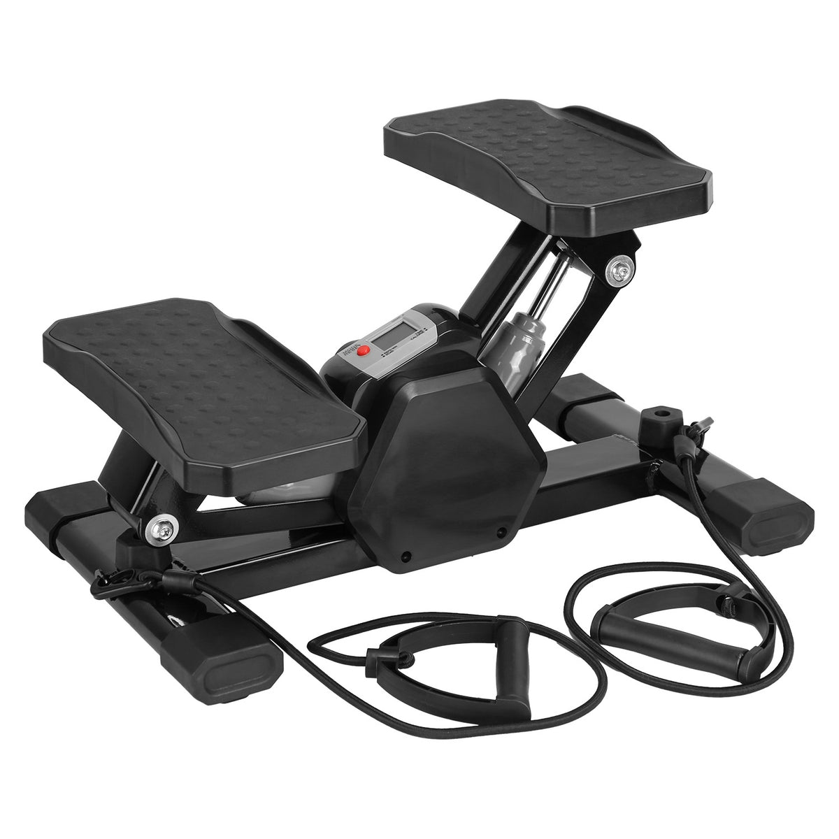Compact Stepper Machine with Bands - Full-Body Home Gym, Quiet & Space ...