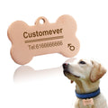 Titanium Steel Pet ID Tag | Durable Anti-Loss Collar Pendant