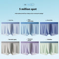 Cool Feeling Ice Silk Men's Underwear Antibacterial Crotch Boxers