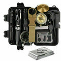 14-in-1 Outdoor Survival Kit – Emergency Camping & Hiking Gear Set | Tactical Emergency Case for Backpacking, Travel, and Survival