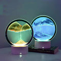 3D Quicksand Motion Lamp | Hypnotic Sand Art Night Light for Bedside & Desk