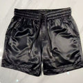 Summer Acetate Casual Mens Solid-Color Versatile Trendy Simple Elastic-Waist Drawstring Shorts - whimsywagon