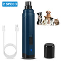 Quiet Dog Nail Grinder - USB Rechargeable with 2 Speeds for Pets - whimsywagon
