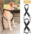 Dog Car Safety Leash 2-Pack | Adjustable Harness Seat Belt Restraint - whimsywagon