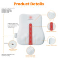 Deep Tissue Massage Pillow - Cordless Shiatsu Massager with Heat for Neck, Back & Shoulder Pain - whimsywagon