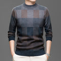 Crew Neck Pullover - Comfort Knit Sweater for Casual Wear