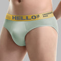 Men's Printed Letter Ice Silk Underwear