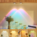 Wireless LED strip lights by CJ, battery-powered under cabinet and closet lighting showcasing flexible, bright LED strips installed under cabinets.