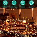 Lighted Birch Twig Garland - 8ft 144 LED Vine with Timer for Home & Holiday - whimsywagon