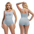 Seamless Body Shaping Jumpsuit With Abdominal Compression And Hip Lifting, Large Size - whimsywagon