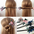 Floral Bun Maker Hair Clip | All-in-One Styling Tool for Elegant Updos