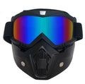 Tactical Riding Goggles – Motorcycle Helmet Cover Outdoor Eyewear | Durable Protective Bike Goggles for All-Weather Conditions
