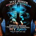 3D Printed T-Shirt - Retro Way Maker Design for Summer