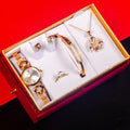 Festival Jewelry Set for Women - Matching Watch, Bracelet, Necklace and Earrings