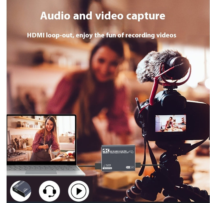 Ultra HD 4K Gaming Set-Top Box | Game Recording & Audio Capture Device ...